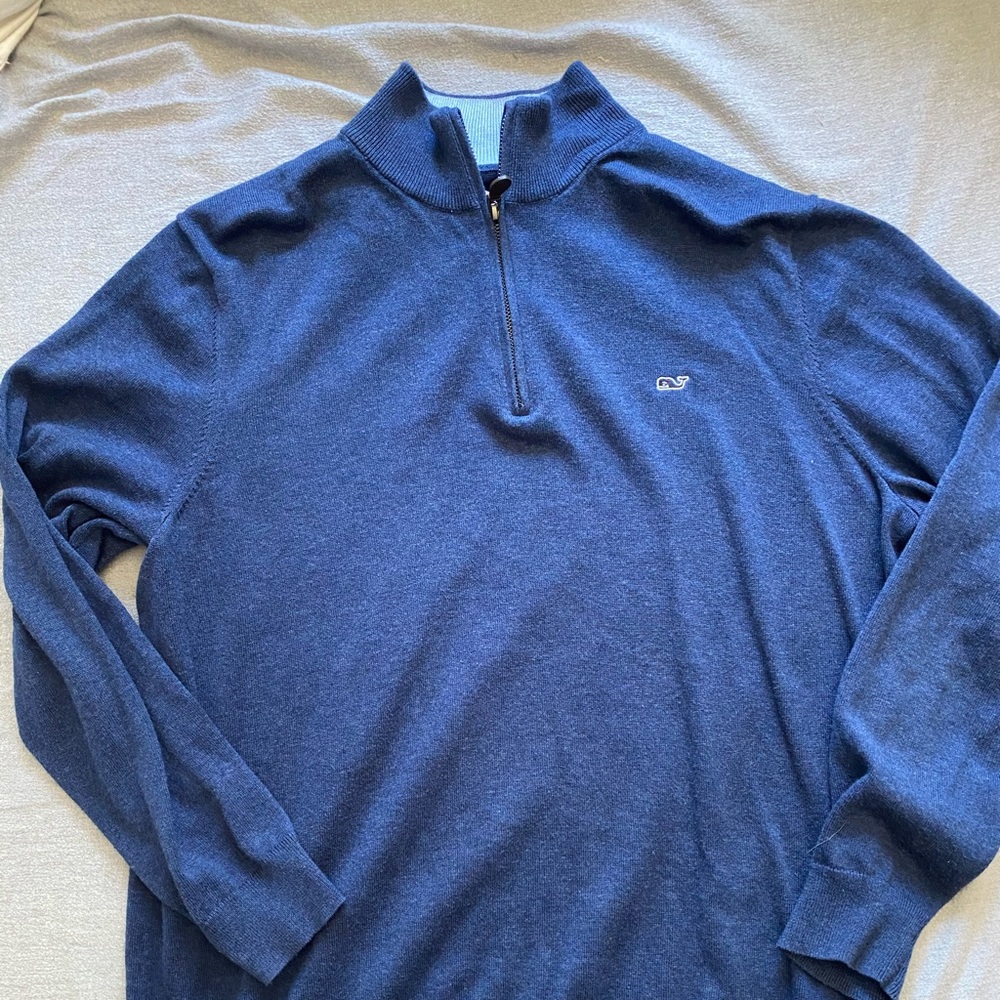 Vineyard Vines 1/4 Zip Cotton Pull Over